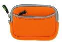3n1 Combo Kit - Mini Neoprene Sleeve Case for Canon Camera Canon Powershot (Canon Camera NOT included), Orange