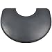 Tough Guy Polyurethane Anti-Fatigue Stylist Mat, Half Round with Round Chair Base Cut Out, Gray