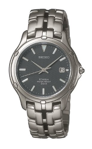 Seiko Men's SGG707 Titanium Case and Bracelet Watch