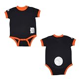 MLB Detroit Tigers Baby / Infant One-Piece Bodysuit / Romper / Onesie - Blue (Size: 6/9)