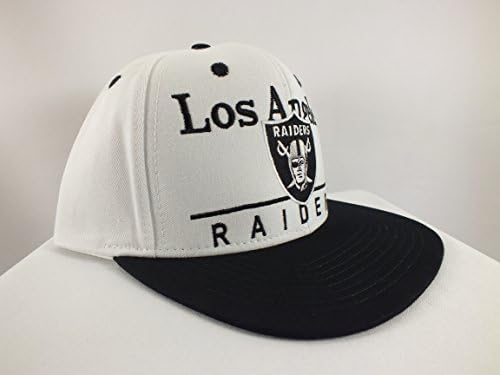 LOS ANGELES RAIDERS NFL FLAT BRIM VINTAGE SNAPBACK
