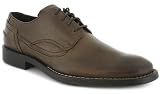Mens Brown Leather Signature Hush Puppies, Lace Up Formal Shoes - Brown - UK 6-12