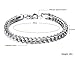Opk Jewelry Fashion Stainless Steel Men's Bracelet Chain Wristband Bangle Men's Jewelry Gift 9.44 Inch