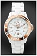 Ice-Watch - Gold Rose Collection - White - Medium ( 43 mm )