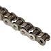 Morse 40NP R 10FT Nickel Plated Roller Chain, ANSI 40, Riveted, 1 Strand, Steel, 1/2" Pitch, 0.312" Roller Diamter, 5/16" Roller Width, 3700lbs Average Tensile Strength, 10ft Length
