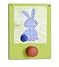 Tree by Kerri Lee Wuzzy Wall Hook Bunny, Green/Blue