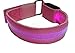 Runners Led Armband Jogging Safety Lights Night Walking Reflective Running Gear Pink Flashing