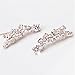 Sweep up CZ Crystal Ear Vine Wrap Pin Ear Cuffs Climbers Hook Earrings