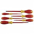 Wiha 32092 Slotted And Phillips Insulated Screwdriver Set, 1000 Volt, 6 Piece