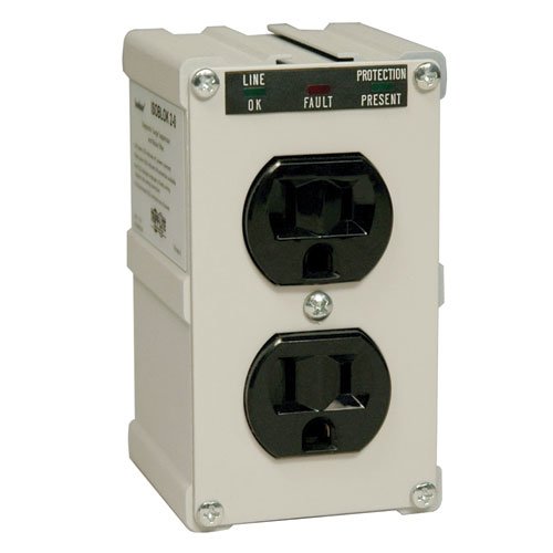 Tripp Lite ISOBLOK2-0 2-Outlet Isobar Premium Surge Protector 600 Joules)
