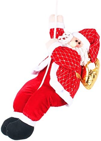 TSRJ Rope Climbing Props Santa Claus Christmas Decorations Gift Party Supplies Red M