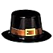 Amscan Colors of Autumn Thanksgiving Party Mini Pilgrim Top Hat Favor, 4 1/2