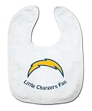 NFL San Diego Chargers White Snap Bib with Team Logo