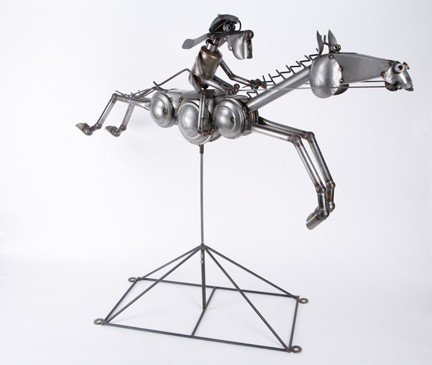 Dog Biscuit Horse Racing Sculpture Dog Biscuit Horse Racing Sculpture