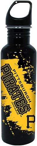 MLB 26 Oz Stainless Steel Water Bottle MLB Team: Pittsburgh Pirates