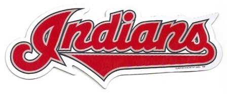 Cleveland Indians MLB Car Magnet