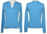 KERSH Stretch V-Neck Cardigan