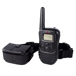 Remote Pet Trainer LCD display Dog Electric Training Collar With Remote Controller