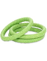 Ted Rossi "Palm Beach Chic" Python (Mini-Set of 3) Bangle Bracelets