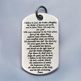 Apostles Creed Necklace