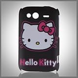 Hello Kitty White & Pink Kitty on Black "Design