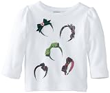 Hartstrings Baby-girls Infant Long Sleeve Print and Applique Tee Shirt