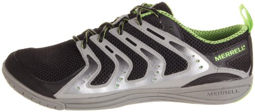 Merrell Men's Bare Access Black/Gecko Trainer J39319 12 UK