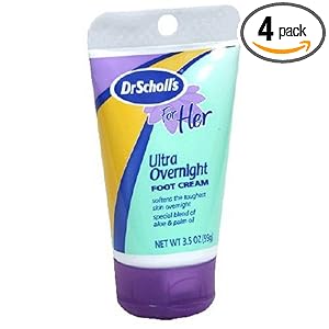 41dFxmCA36L. SL500 AA300 PIbundle 4,TopRight,0,0 AA300 SH20  Dr. Scholls For Her Ultra Overnight Foot Cream, 3.5 Ounce Tubes (Pack of 4)