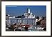 Boats on Waterfront and Lutheran Church in Distance, Helsinki, Finland Framed Photographic Poster Print by Wayne Walton, 29x21