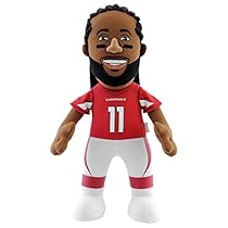 NFL Arizona Cardinals Larry Fitzgerald Player Plush Doll, 6.5-Inch x 3.5-Inch x 10-Inch, Red

