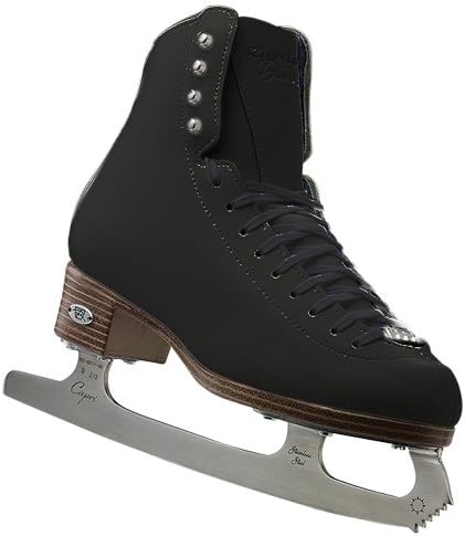 Riedell Ice Skates 33 Diamond Black Capri Blade - Size jr 12