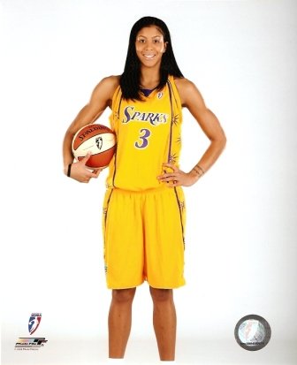 Candace Parker LA Sparks WNBA Draft Day 8x10