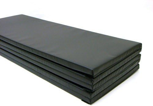 Gymnastics Super Mat 2' Panel 5X10'X2" with Hook/Loop V-4 Black