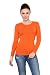 Renka Orange Color Knitted Pullover Sweater for Women RS.699.00