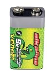 VENOM VEN-1594 Eco-Friendly 9V Alkaline Battery (1 Pack)