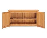 New Multifunction Grade A Teak Pool Storage Box Chest Cabinet