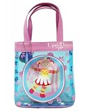 In The Night Garden Pvc Tote Bag, Upsy Daisy Picture, Bag Tag Around Handle, Blue/pink