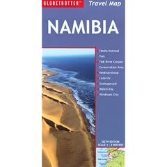 Namibia (Globetrotter Travel Map)