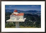 Road Shrine in Lefka Ori Mountains, Crete, Greece Collections Framed Photographic Poster Print by Diana Mayfield, 29x21