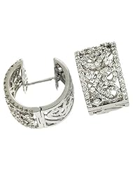 White Gold Diamond Earring
