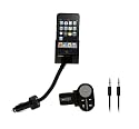 Griffin TuneFlex AUX Mount and Charger with SmartClick Remote for iPod and iPhone (Black)