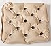 Extended Care Waffle Valveless Seat Cushion | 17 x 17 Inch Seat Pad Ideal for Back Pain, Office Chair, Car Seat, Chair, Bench, Wheelchair, Hunting, Stadium & More | Maximum Stability & Comfort