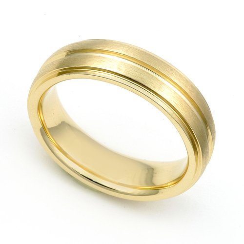 14k Yellow Gold 5.5mm Seamless Wedding Band Ring 14k Yellow Gold 5.5mm Seamless Wedding Band Ring