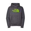 The North Face Mens Half Dome Hoodie Charcoal Grey Heather