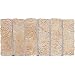 Megatrade Corp. Maya Greca Series 2 x 6 Tikal Avorio Ivory Ceramic Tile & Stone