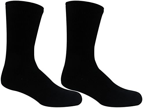 Heat Jammer Men's Thermal Brushed (3x Warmer) Socks (Black)