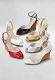 Coup Detat Patent Peep-Toe Wedges