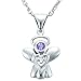Children's Sterling Silver Amethyst and title=