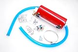Godspeed Universal Racing Oil Catch Can Tank Oil Reservoir Tank Red Color