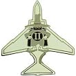 F-4 Phantom Logo Pin 1"